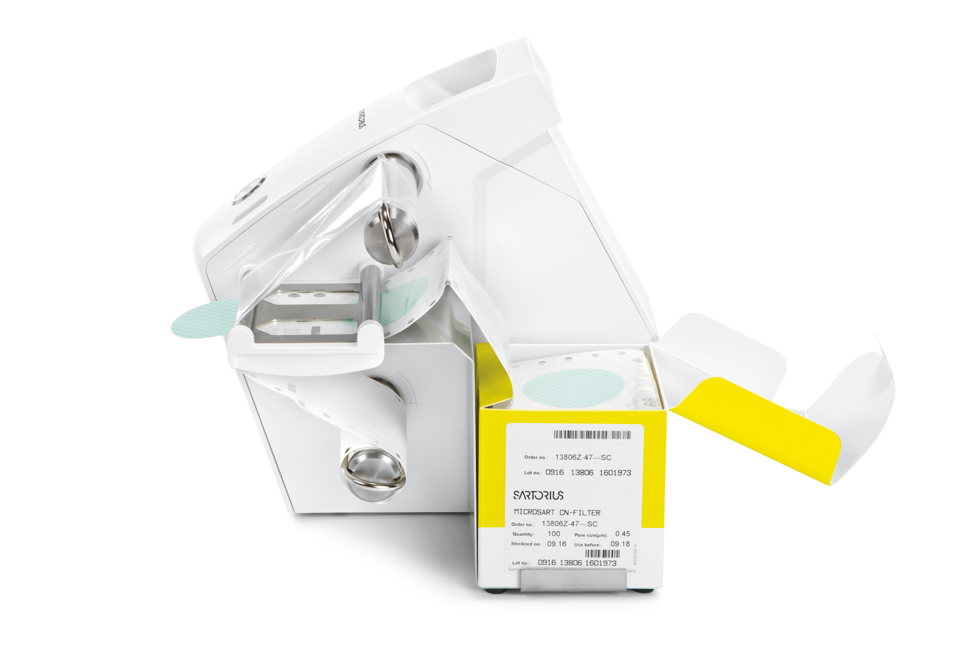 Microsart e.motion dispenzer membranskih filtera | Vino - Sartorius Libra Elektronik