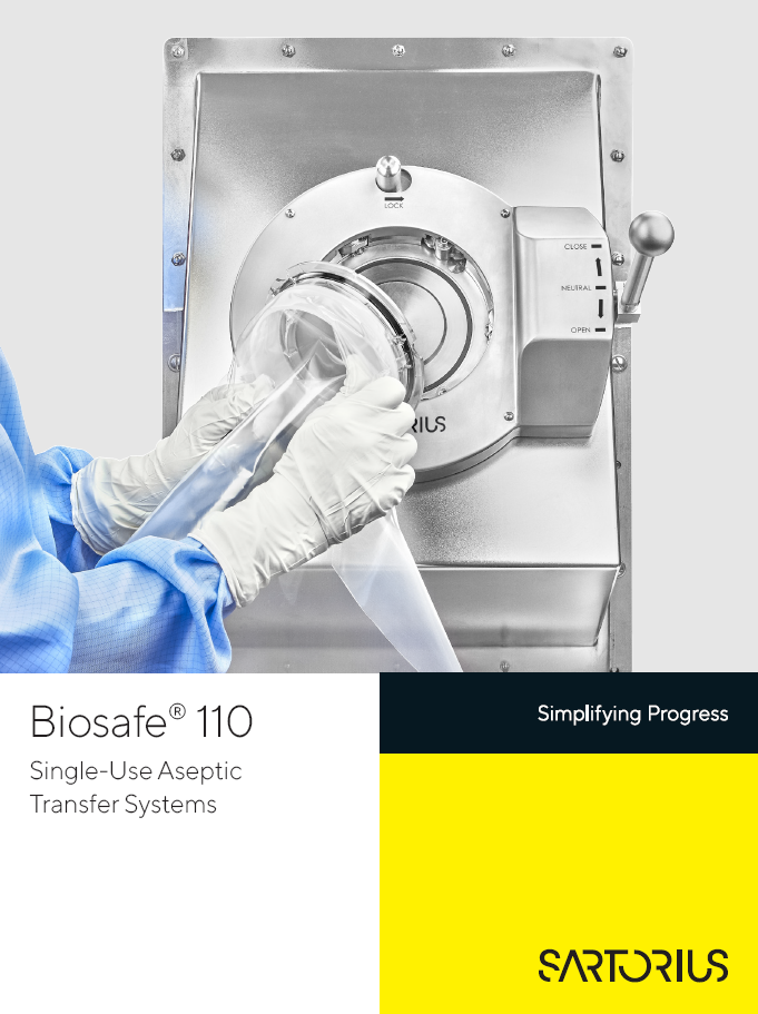 Biosafe® 110 aseptični sustavi za jednokratnu uporabu - Sartorius Libra Elektronik