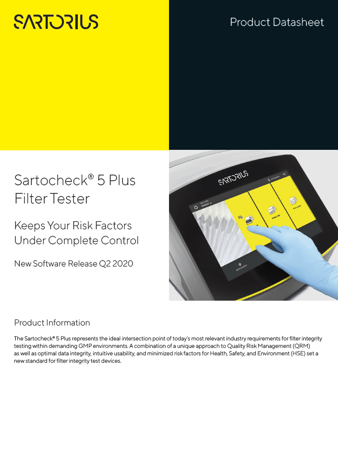 Sartocheck® 5 Plus tehnički podaci - Sartorius Libra Elektronik
