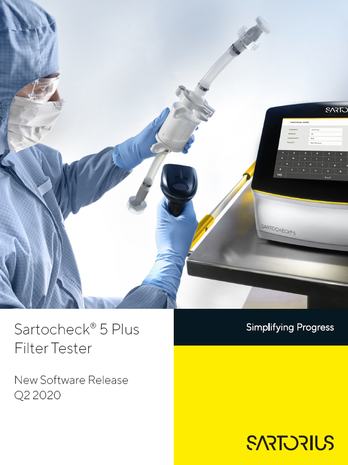 Sartocheck® 5 Plus za ispitivanje integriteta filtera - Sartorius Libra Elektronik