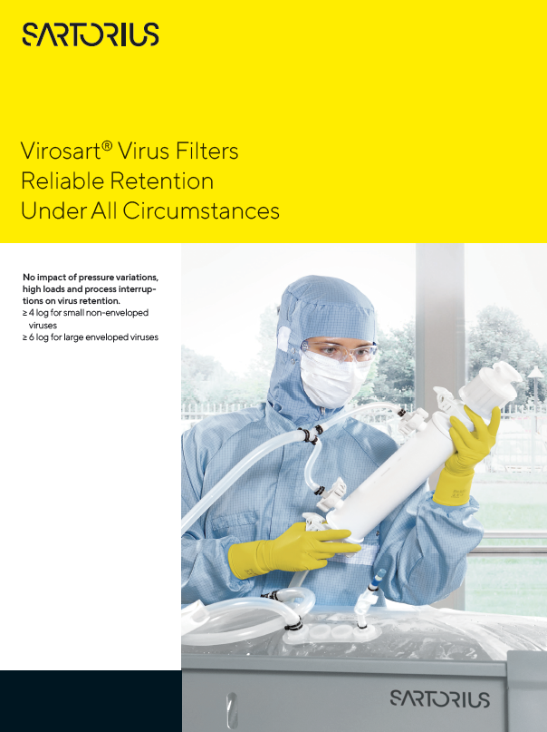 Tehnologije filtriranja virusa  - Sartorius Libra Elektronik