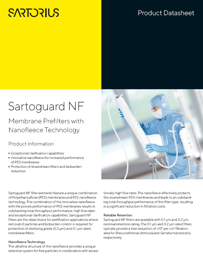 Sartoguard NF membranski predfilteri - Sartorius Libra Elektronik