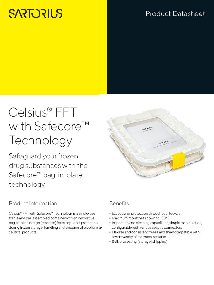 Celsius® FFT vreće za zamrzavanje - Sartorius Libra Elektronik