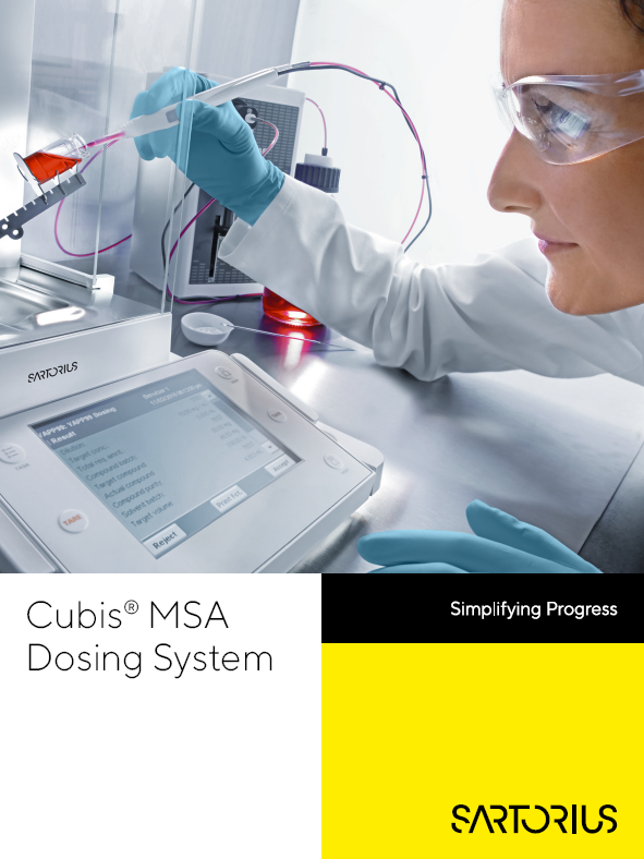Cubis® MSA sustav doziranja - Sartorius Libra Elektronik