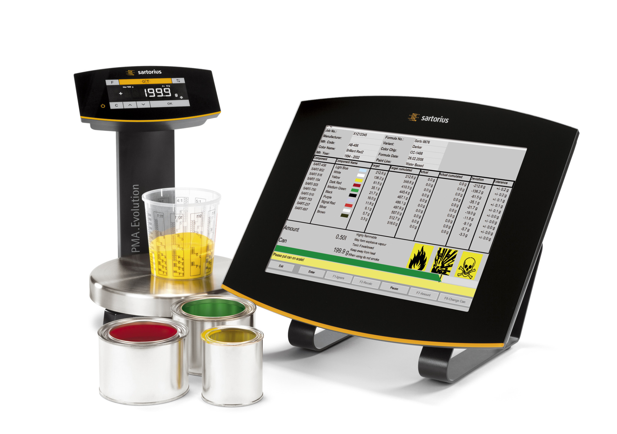 Terminali za miješanje boja - Sartorius Libra Elektronik